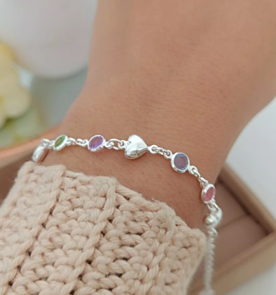 PULSEIRA CORAÇÃO PEDRINHA