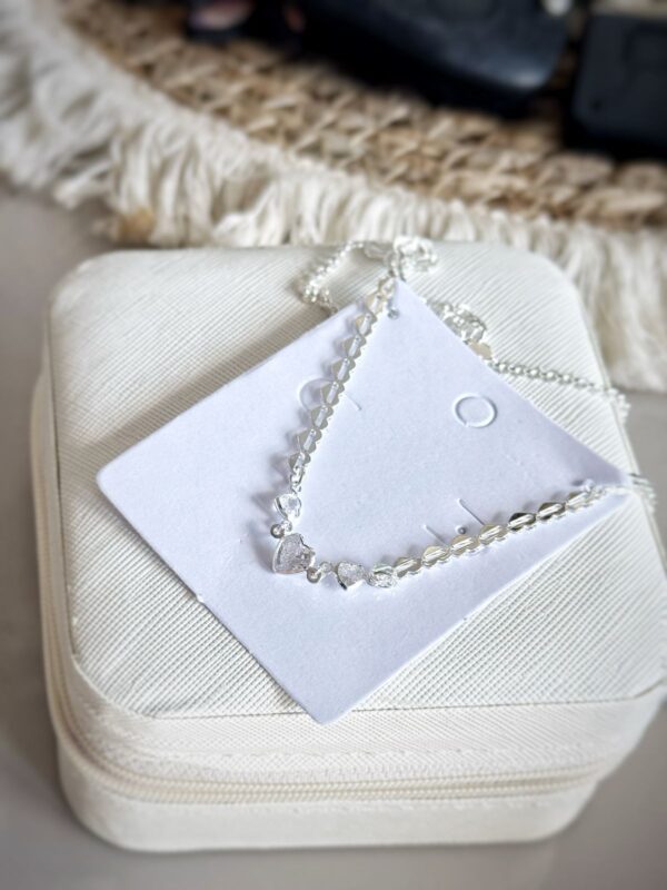 CHOKER TRÊS CORAÇÕES ZIRCÔNIAS