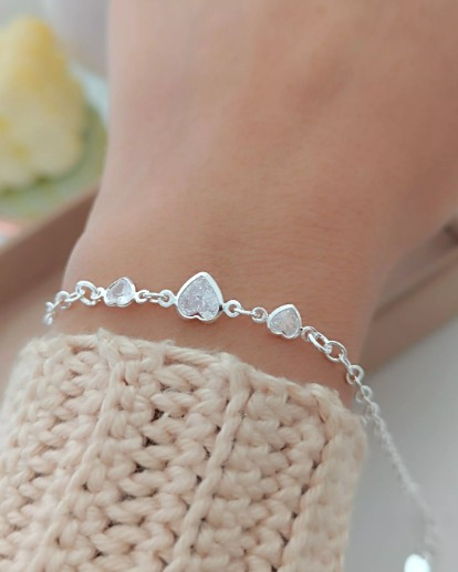 PULSEIRA CORAÇÕES ZIRCÔNIAS