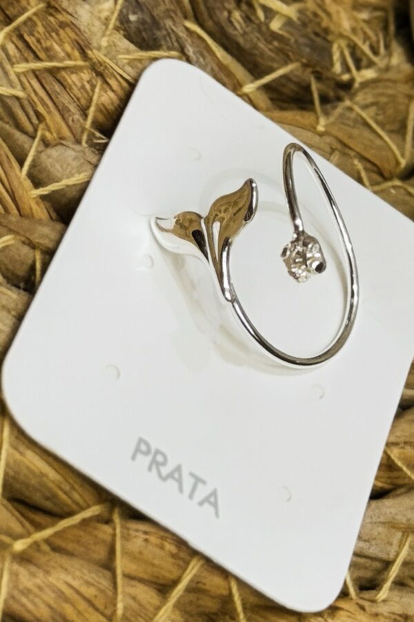 Anel de Prata 925 rabo de baleia regulável