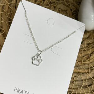 Pulseira de Prata 925 Infantil Pingente Patinha