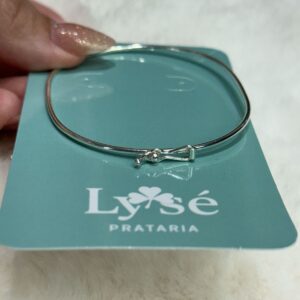 Bracelete de Prata 925 Liso Arredondado