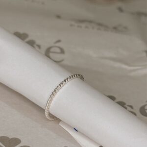 Anel de Prata 925 Torcido