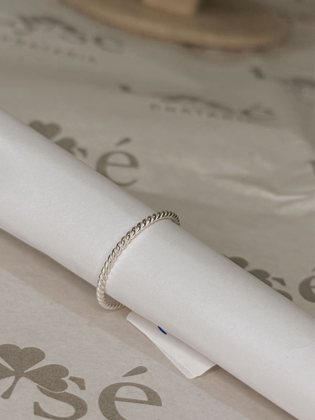 Anel de Prata 925 Torcido