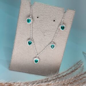 GAGANTILHA 5 CORAÇÕES TURMALINA