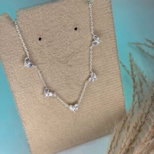 GAGANTILHA 5 CORAÇÕES CRISTAL DELICADO