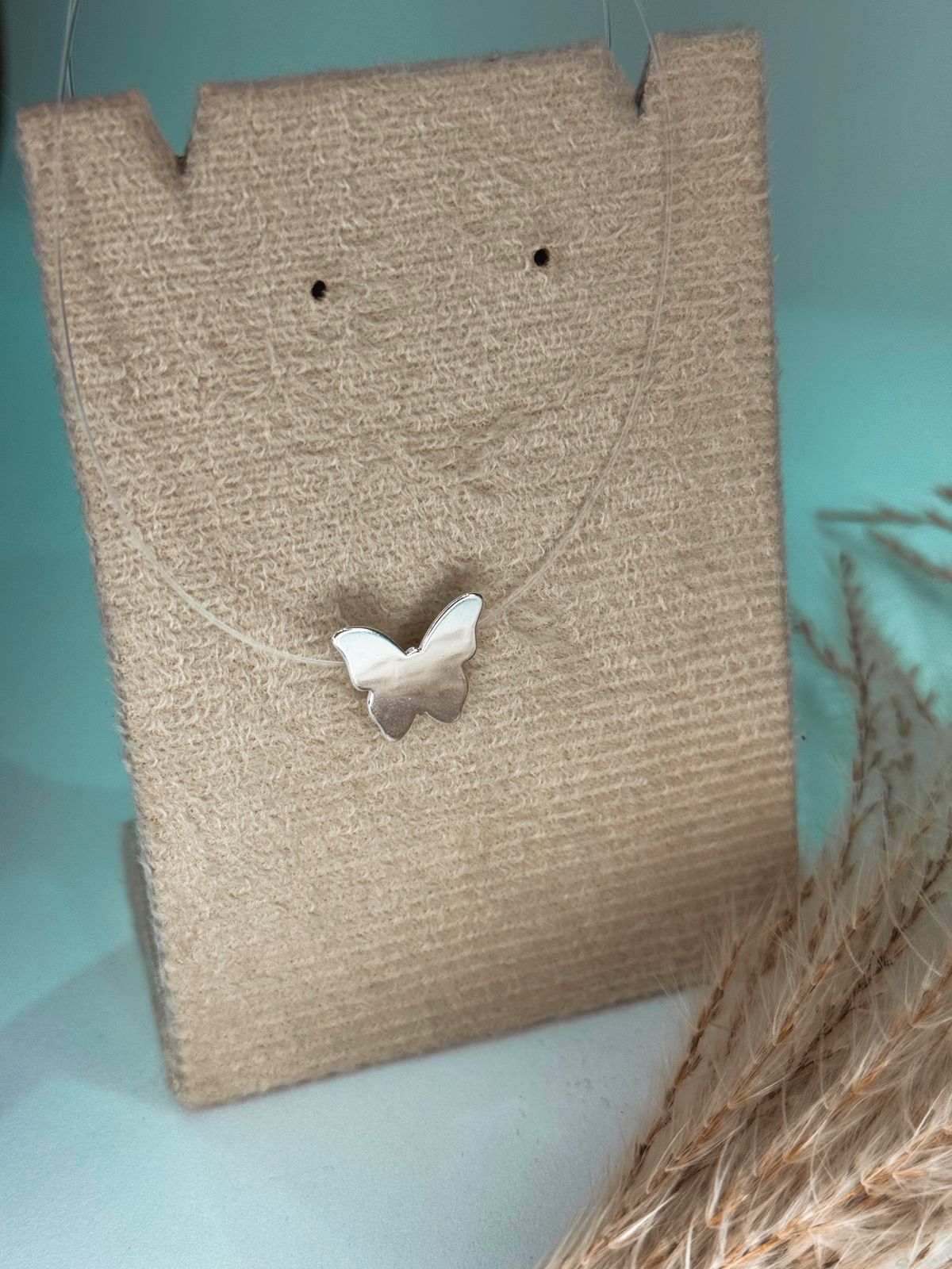 GARGANTILHA FIO NYLON BOBOLETA P