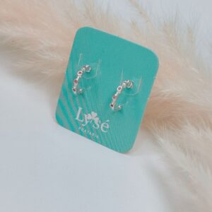 BRINCO MEIA ARGOLA RUBI