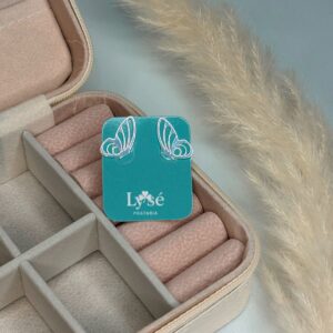 BRINCO BORBOLETA VAZADA