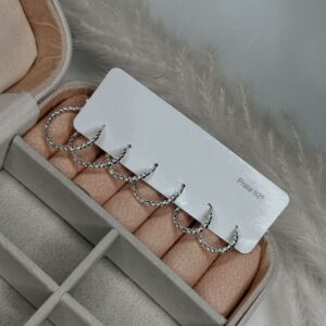 TRIO DE ARGOLA TORCIDO