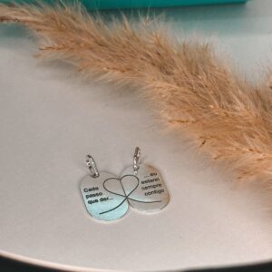 PINGENTE CADA PASSO DUAS METADE