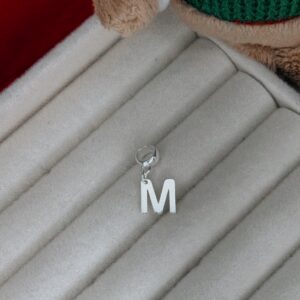 BERLOQUE LETRA PLANO LISO DE PRATA